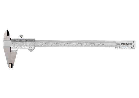 Штангенциркуль YATO : L= 300 мм, точність ± 0,02 мм [20/360] Одеса