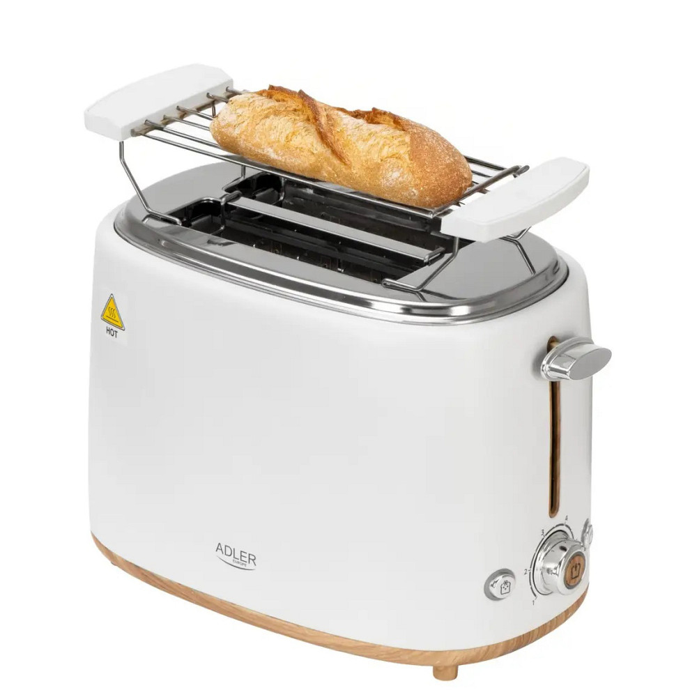 Тостер з решіткою для булочок Adler AD 3225, 6 рівнів обсмажування, 950 Вт PY-98 Львів - фото 4