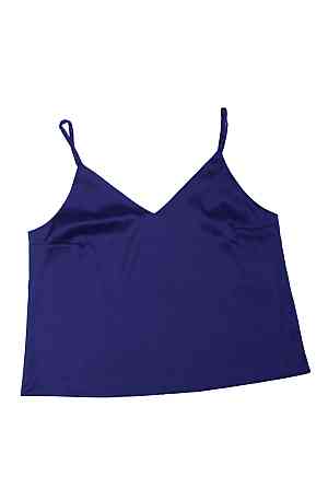 Базова майка жіноча атласна Темно-синій L Харків