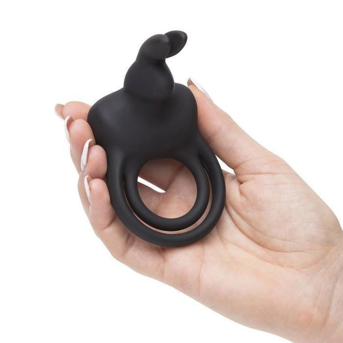 Подвійне ерекційне кільце з вібрацією Happy Rabbit Stimulating Rechargeable Rabbit Cock Ring Sex Aura Київ - фото 4