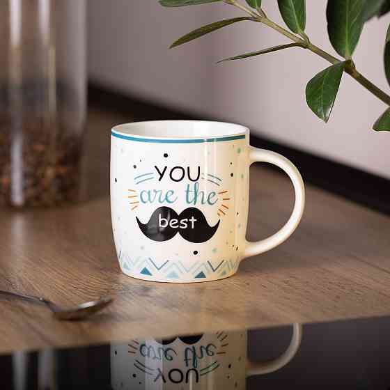 Liling Rongxiang Ceramic Чашка порцелянова з написами 450 (мл) You are the best RX-N240278YB Коломыя