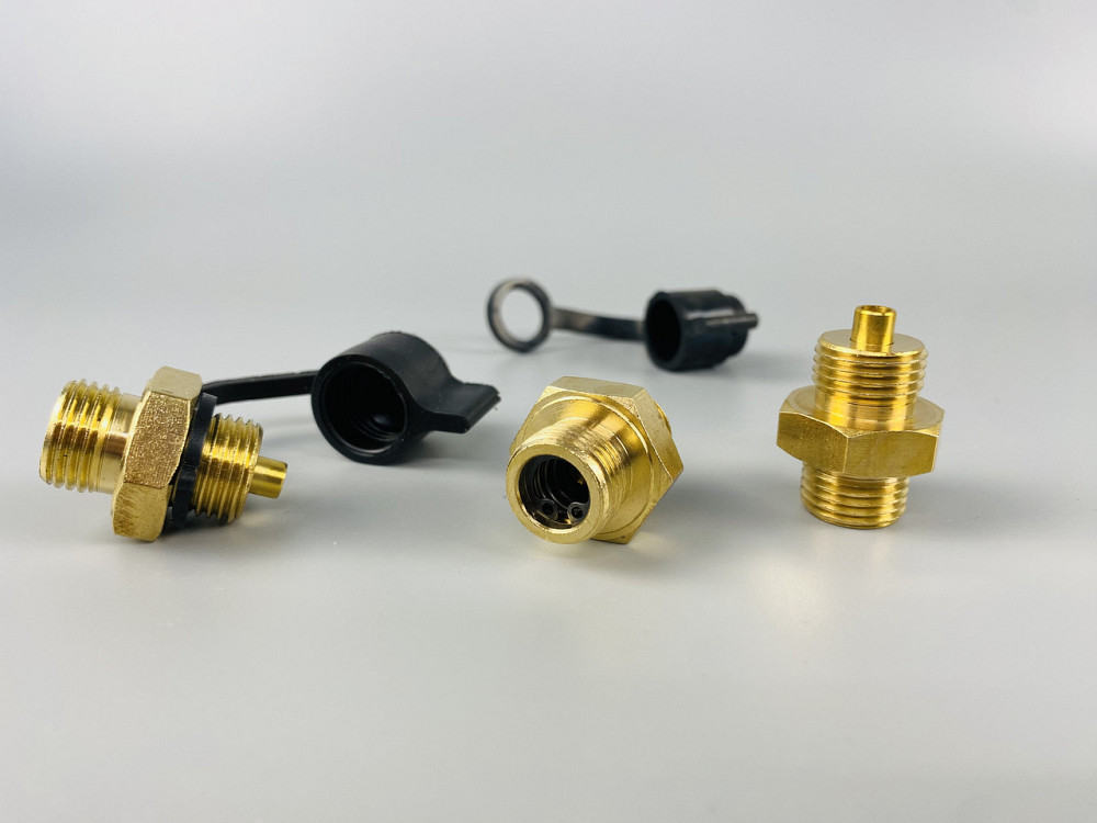 Клапан зливу конденсату М16х1.5, із захисним гумовим ковпачком (латунь) Мукачево - фото 6