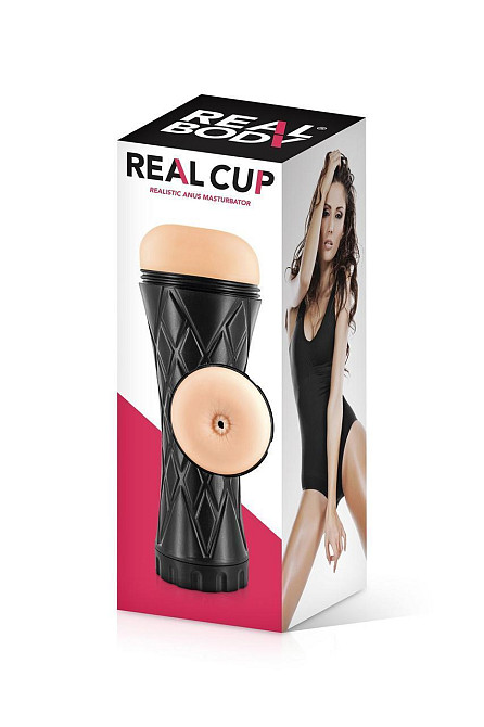 Мастурбатор-попка Real Body — Real Cup Anus Sex Aura Київ - фото 4