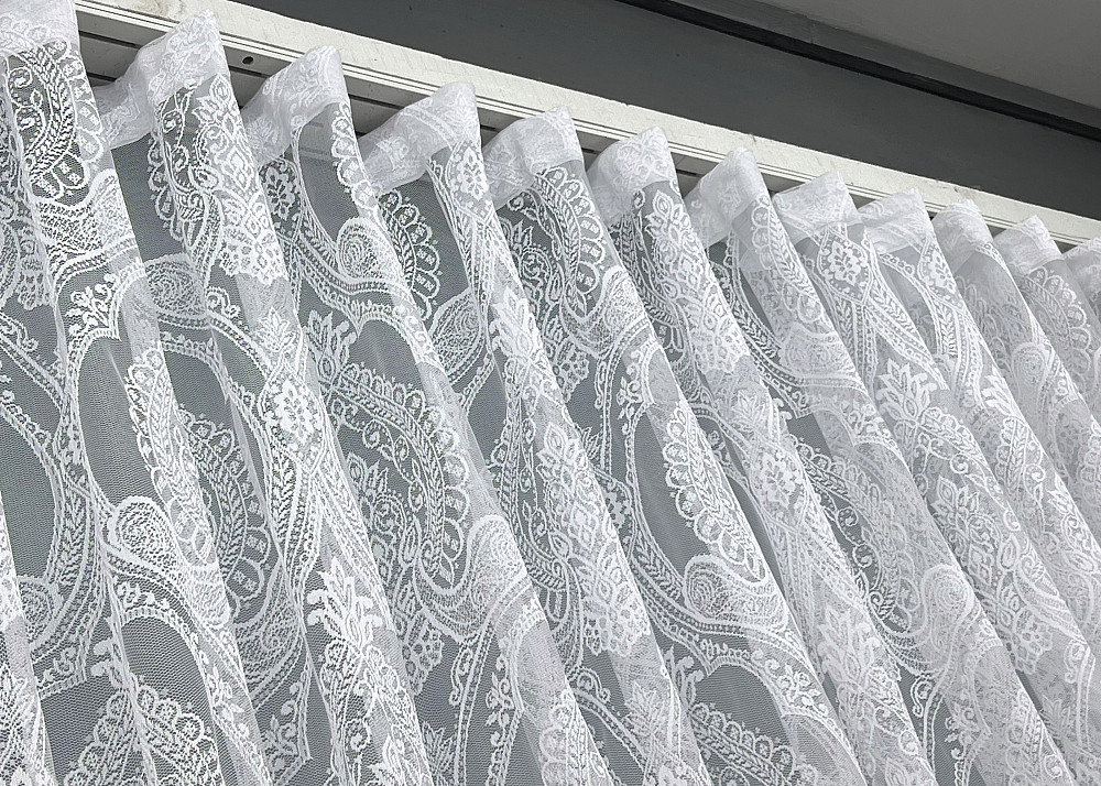 Тюль VR-Textil 1982т Жакард Білий 400х270 см (42-1006) Київ - фото 7