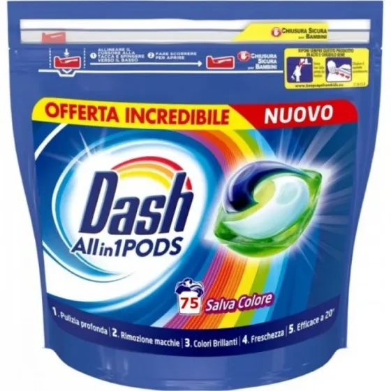 Гель-капсулы для стирки Dash 3в1 Color 75 капсул Львов