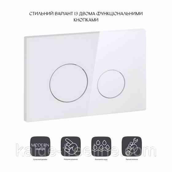 Панель змиву для унітаза Qtap Nest QT0111M11110W Харків