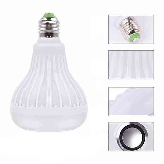 Светодиодная Smart лампа с колонкой в патрон Е27, музыкальный светильник с динамиком и пультом управления Каменец-Подольский