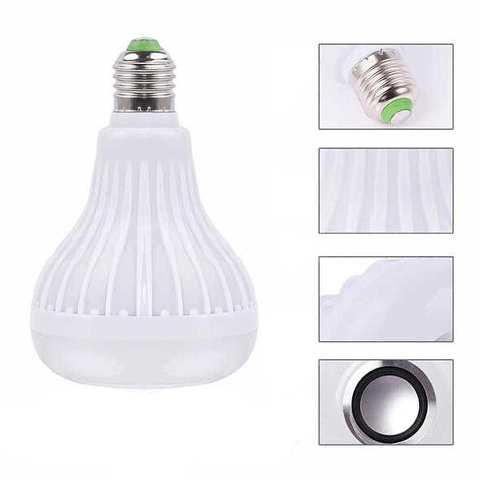 Светодиодная Smart лампа с колонкой в патрон Е27, музыкальный светильник с динамиком и пультом управления Каменец-Подольский - изображение 4