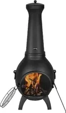 Гриль Piec tarasowy Kominek ogrodowy Piec aztecki Ognisko Kominek zewnętrzny 52x50x130cm Київ - фото 1