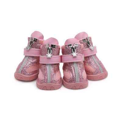 Ботинки для собак Ruispet для малых пород 4 шт №3 розовые (2700000033203) Винница