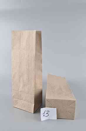 Пакет паперовий 26*9*6,5 см 70 г\м2 коричневий з дном уп. 25 шт. Харків