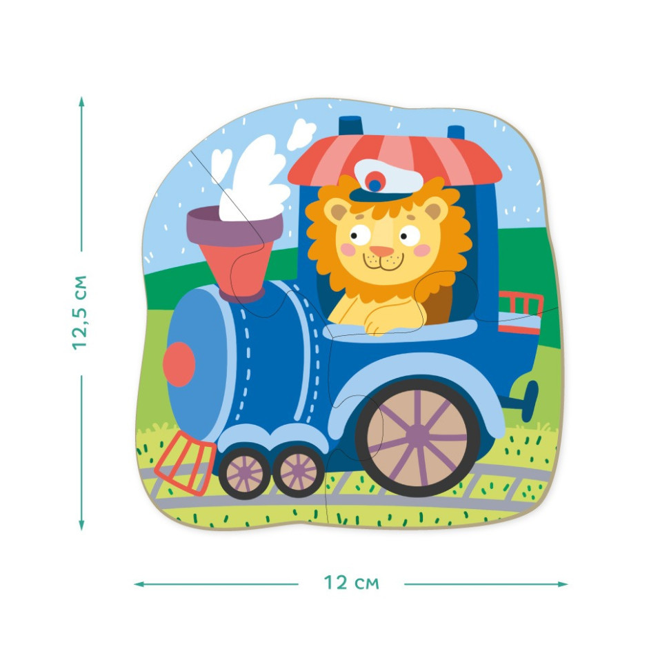 Дитячий пазл Транспорт DoDo 300154, 2-3-4 елемента Вінниця - фото 5