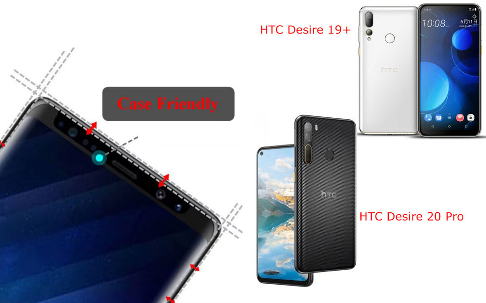 Захисне скло HyperGlass Pro для HTC Desire 19+, Desire 20 Pro – максимальна чутливість та захист Київ - фото 4