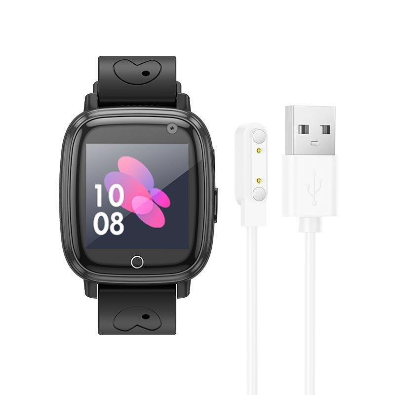 Смарт-годинник дитячий HOCO Y100, чорний Винница - изображение 2