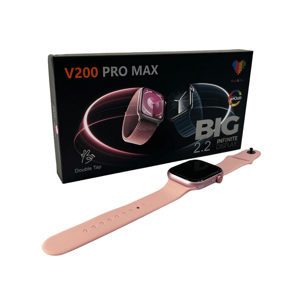 Смарт-годинник BIG V200 Pro Max 44mm. 220 mAh. IP65 Pink Киев - изображение 6