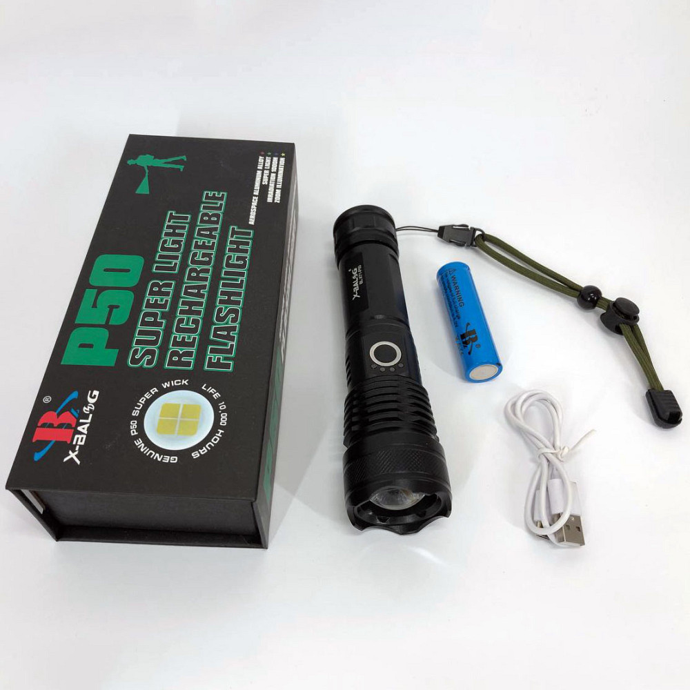 Переносний ручний потужний ліхтар POLICE BL-X71-P50, Ліхтарик police оригінал, Ліхтар суперяскравий NL-86 Львів - фото 16