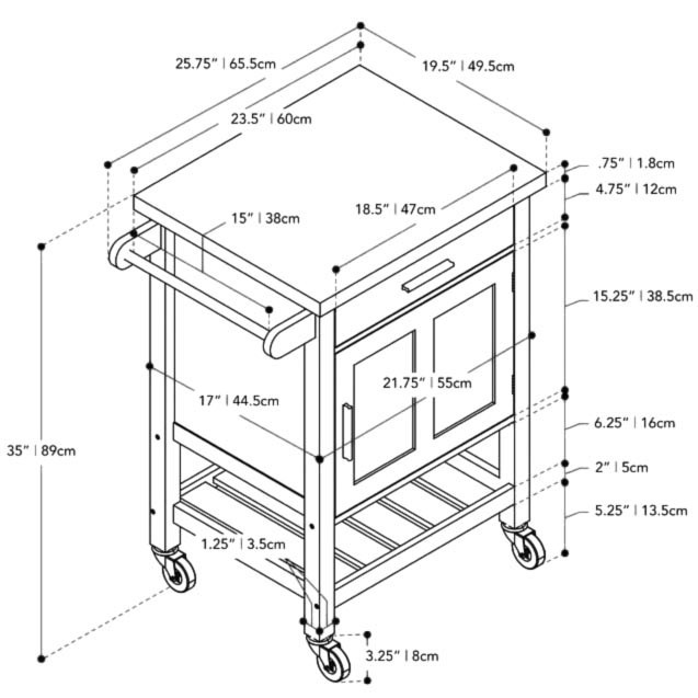 Стол-тележка 