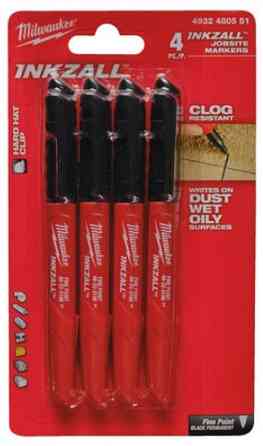 Набір маркерів INKZALL для стройплощадки тонкий - 4 од. Одесса