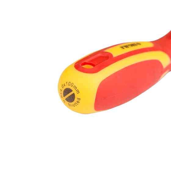 Отвертка диэлектрическая шлицевая SL4.0×100мм 1000В CrV SIGMA (4008031) Киев