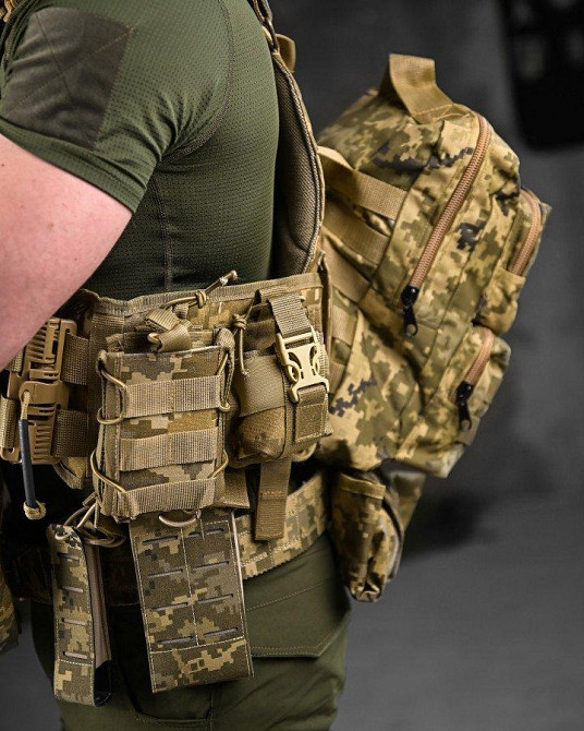 Плитоноска + РПС ATACK TIMUCHIN піксель ДЛ7139 Одеса - фото 6