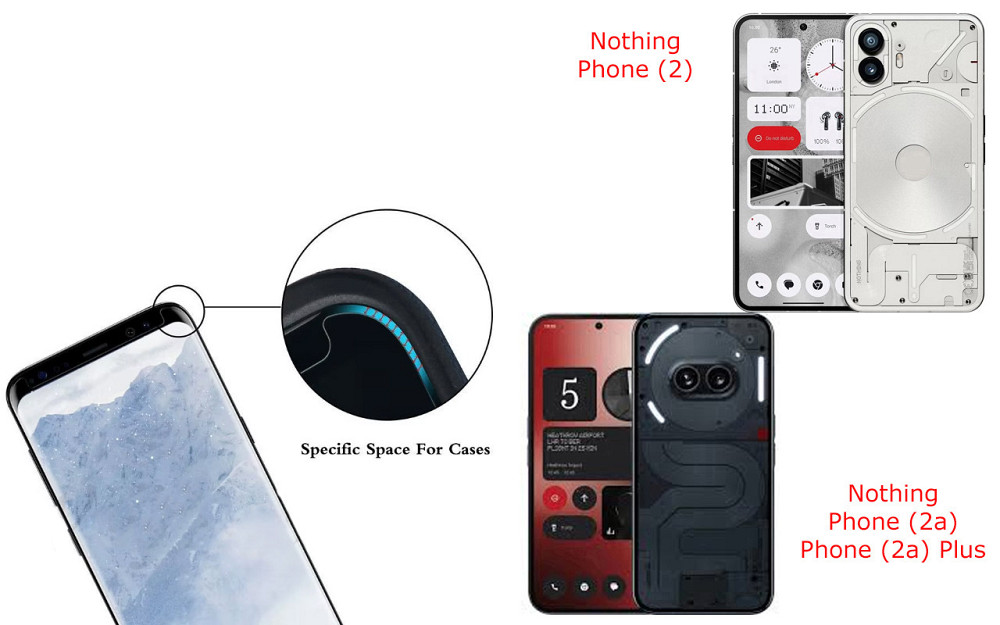 Захисне скло HyperGlass Pro для Nothing Phone (2), Phone (2a), Phone (2a) Plus – максимальна чутливість та захист Київ - фото 3