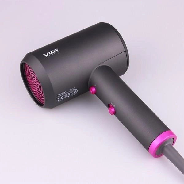 Фен для укладки с холодным обдувом VGR, Фен профессиональный домашний для волос Фены сушки волос ZK-57 Львов - изображение 3