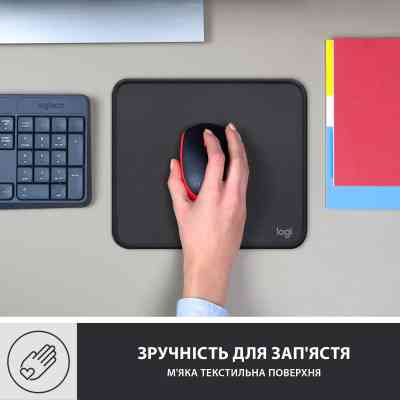 Коврик для мышки Logitech Mouse Pad Studio Series Graphite (956-000049) Винница