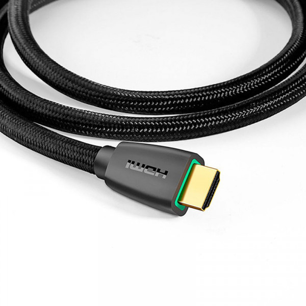 Кабель HDMI M - M, 5.0 м, V1.4 With Braid 4K@30Hz, HD118 UGREEN Чорний (40412) Київ - фото 4