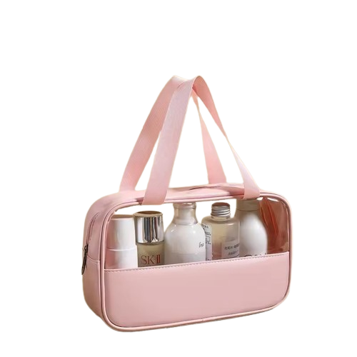 Косметичка органайзер жіноча, для ванної кімнати водонепроникна, рожева Кам'янець-Подільський - фото 2