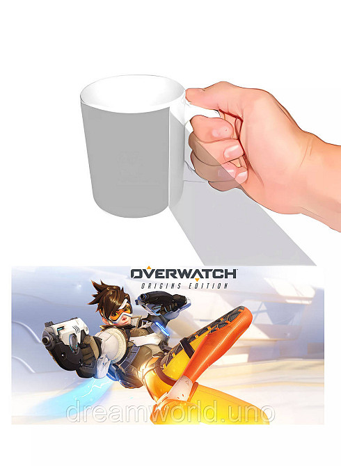 Чашка з принтом OverWatch Харків - фото 1