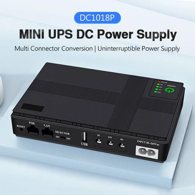 Бесперебойник UPS для WI-Fi роутера 10400maH поддерживает 5/9/12V (до 10 часов работы) Винница - изображение 10