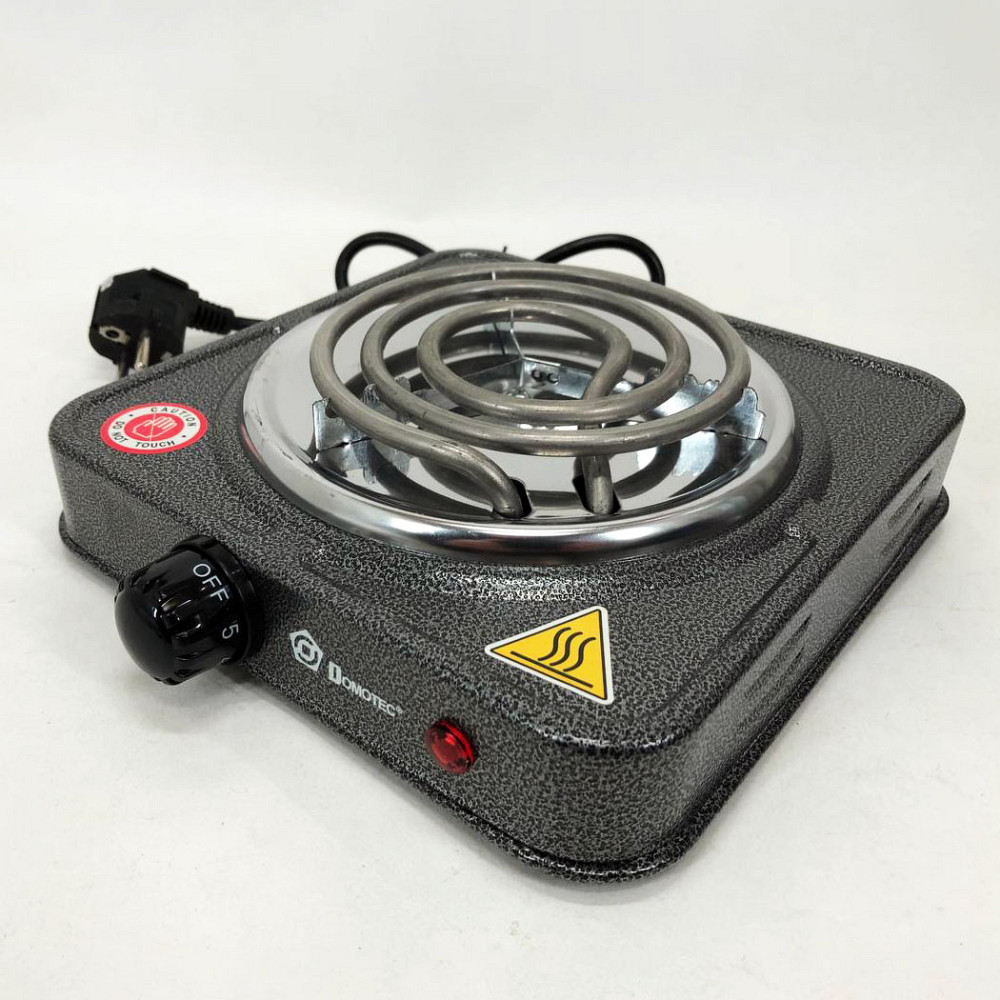 Комфорка електрична Domotec MS-5801 1000 Вт, Кухонна електроплита настільна одноконфорочна YE-94 Львів - фото 12