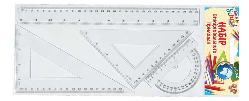 Набір лінійок пластикових 