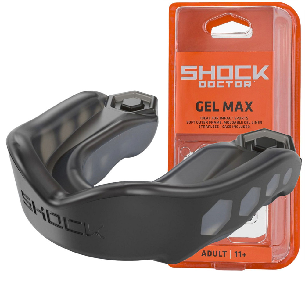 Капа Shock Doctor Gel Max доросла (вік 11+) Black (art. 6210-BK-AD) Кам'янське - фото 1