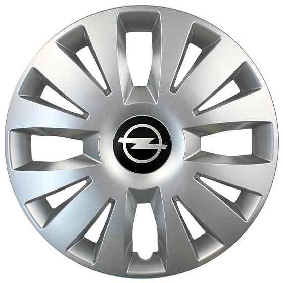 Автомобильные модельные колпаки R15 Opel 324 4шт, SJS, серебряные Киев