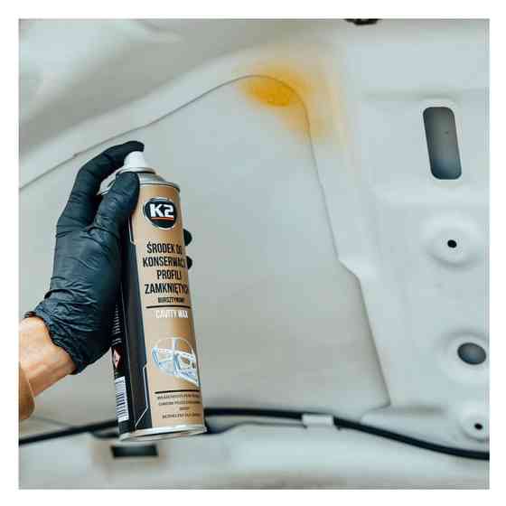 Автоконсервант K2 Cavity Wax для защиты от коррозии и гидроизоляция аэрозоль 500мл Львов