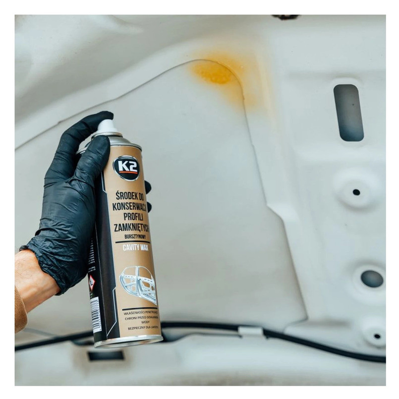 Автоконсервант K2 Cavity Wax для захисту від корозії та гідроізоляція аерозоль 500мл Львів - фото 2