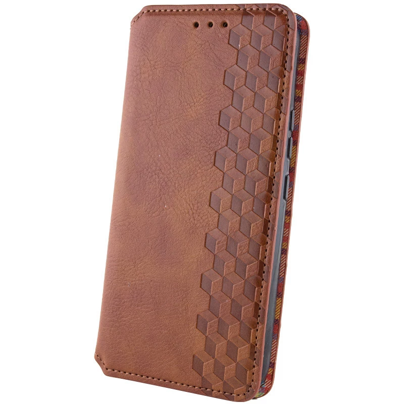 Чохол-книжка для смартфона Rubic Leather for Xiaomi Redmi Note 13 Pro 5G/POCO X6 5G Brown Київ - фото 2