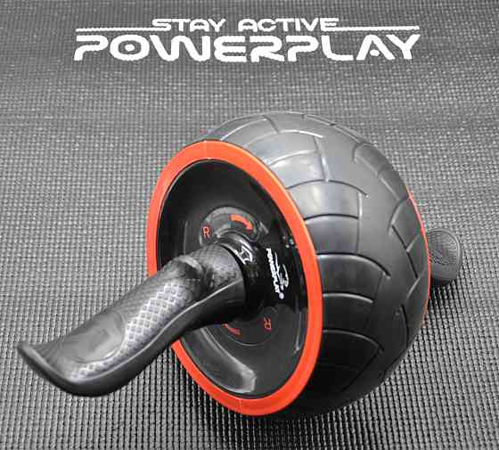 Колесо для преса PowerPlay 4326 зі зворотним механізмом AB Wheel Pro Чорно-червоне Луцк