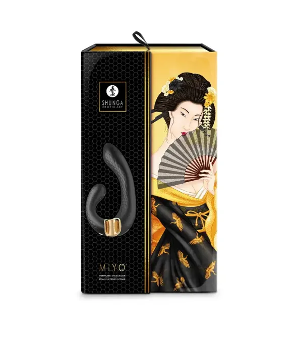 Вібратор-кролик Shunga Miyo Black Львів - фото 8
