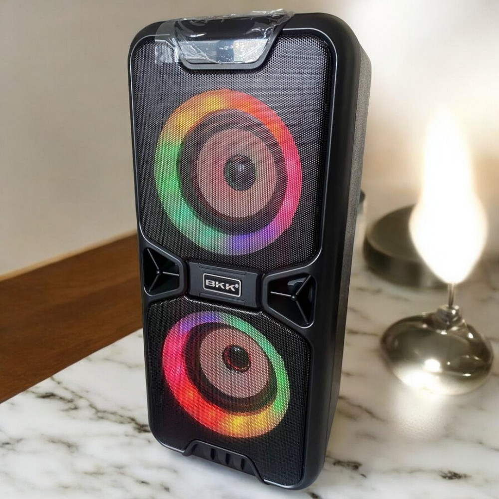 Колонка музична портативна Bluetooth BKK B86  USB, Mini-Jack AUX 3.5 мм, MIC IN Одеса - фото 4