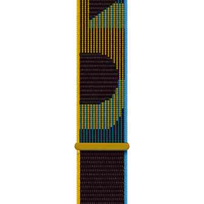 Ремінець до смарт-годинника Armorstandart Nylon Band для Apple Watch 42 (Series 11-10)/41/40/38 Blue Unity (ARM74209) Вінниця
