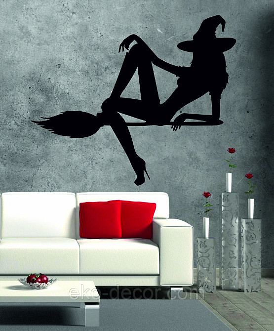 Декоративное настенное Панно «Ведьма на метле», Декор на стену Киев - изображение 10