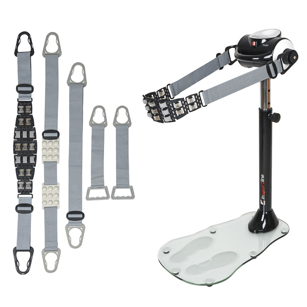 Вібраційний масажний пояс inSPORTline Rexabelt сірий Київ - фото 1