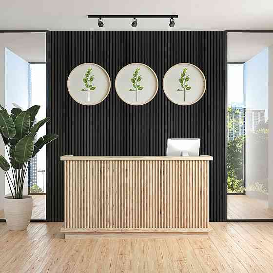 Рейка декоративная WPC стеновая 3000х160х23мм Антрацит SW-00001532 Днепр