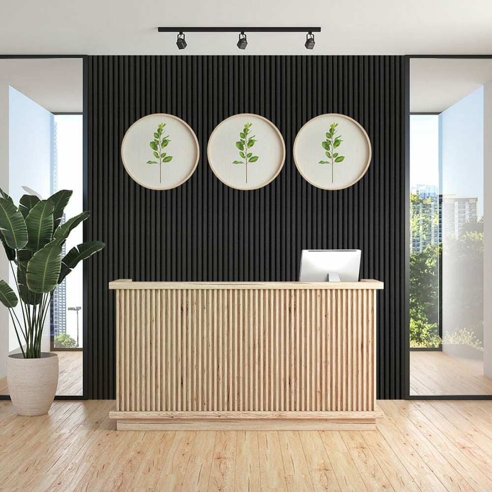 Рейка декоративна WPC стінова 3000х160х23мм Антрацит SW-00001532 Дніпро - фото 6