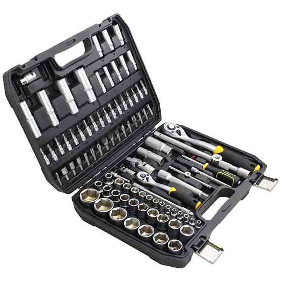 Набір насадок торцевих і біт 1/4", 1/2" 94шт CrV mid SIGMA (6003761) Київ