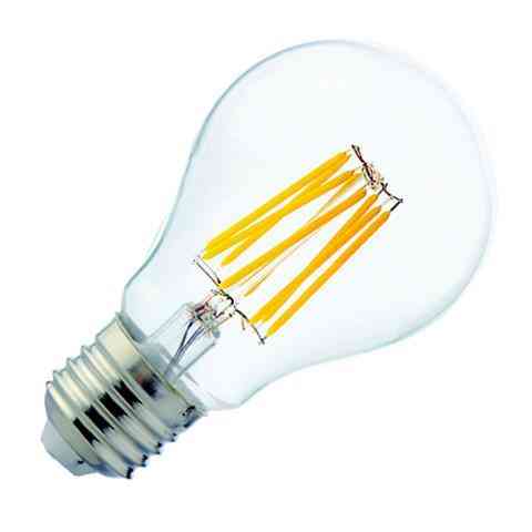Світлодіодна філаментна led лампа 8W Е27 4200К A60 Filament Globe Київ