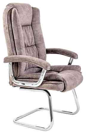 Офісне Конференційне Крісло Richman California Morant 03 CF Хром Кавовий Київ