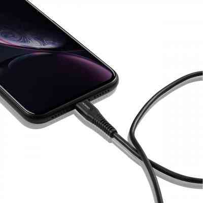 Дата кабель USB-C to Lightning 1.2m MFI Black Canyon (CNS-MFIC4B) Винница